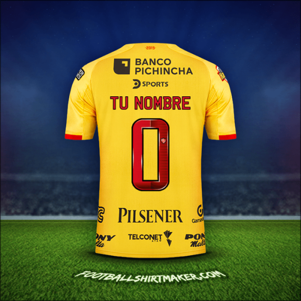 Camiseta Barcelona SC 2019 -  tu nombre - 0