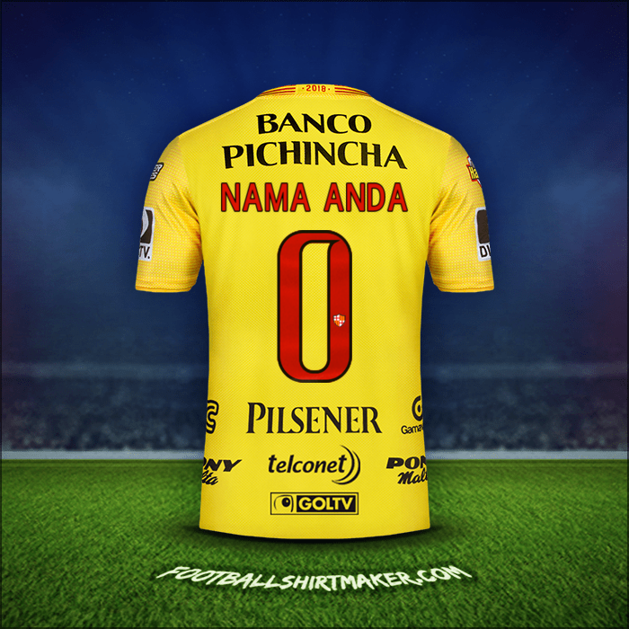 Jersey Barcelona SC 2018 -  nama anda - 0