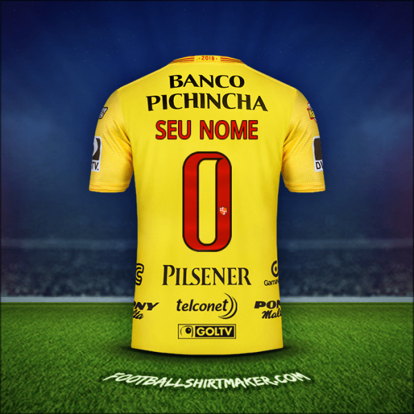Camisa Barcelona SC 2018 -  seu nome - 0