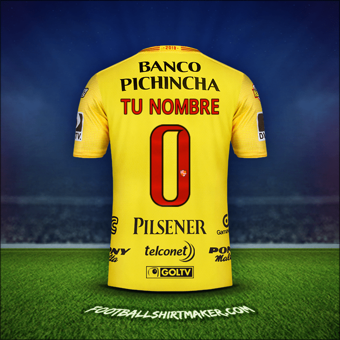 Jersey Barcelona SC 2018 -  tu nombre - 0