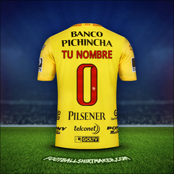 Jersey Barcelona SC 2018 -  tu nombre - 0