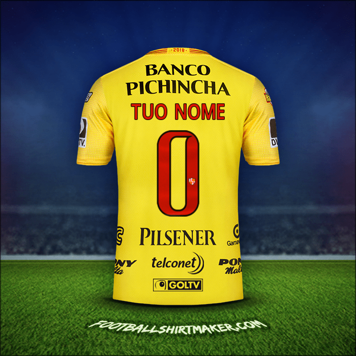 Maglia Barcelona SC 2018 -  tuo nome - 0