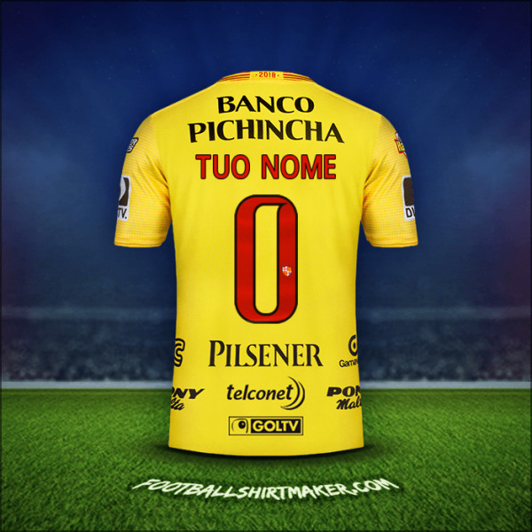 Maglia Barcelona SC 2018 -  tuo nome - 0