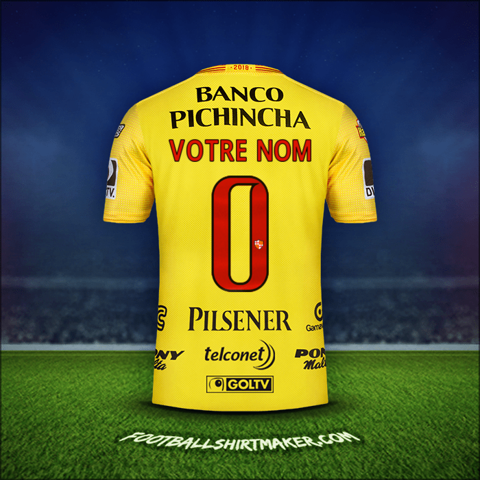 Maillot Barcelona SC 2018 -  votre nom - 0
