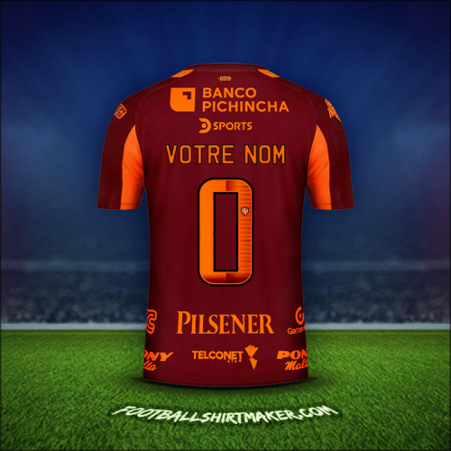 Maillot Barcelona SC 2019 Extérieur -  votre nom - 0