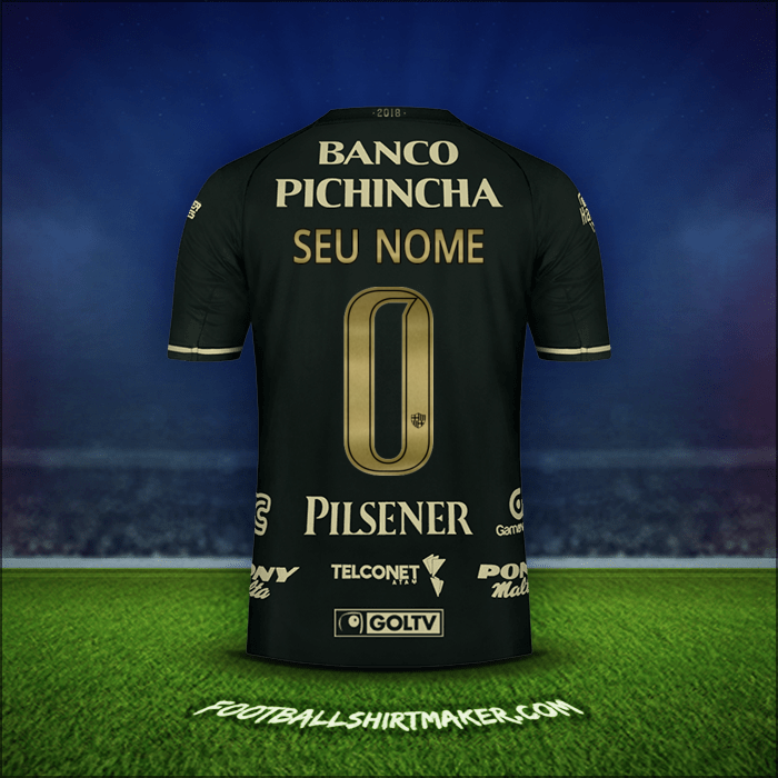 Camisa Barcelona SC 93 Anos -  seu nome - 0