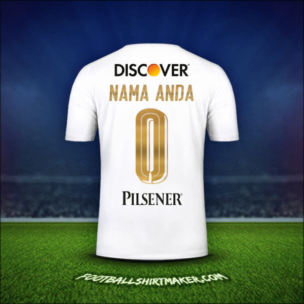 Jersey Liga de Quito 2018 -  nama anda - 0