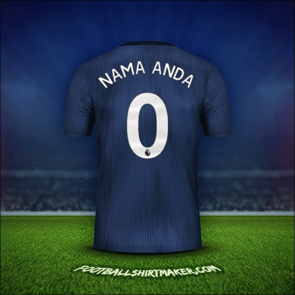 Jersey Manchester United 2018/19 Ketiga -  nama anda - 0