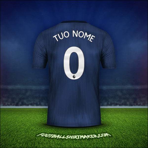 Maglia Manchester United 2018/19 Terza -  tuo nome - 0