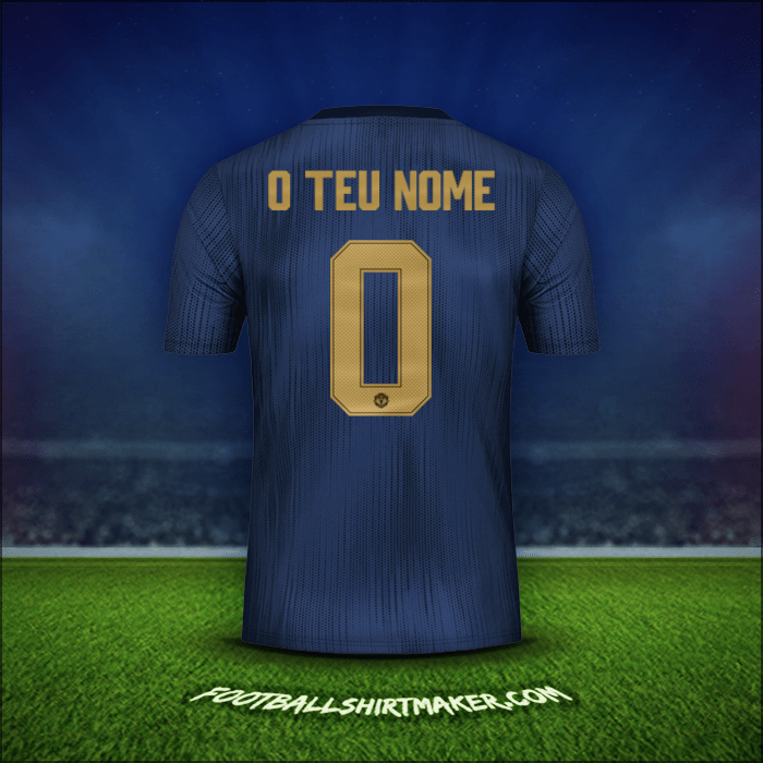 Camisola Manchester United Cup 2018/19 Terceira -  o teu nome - 0
