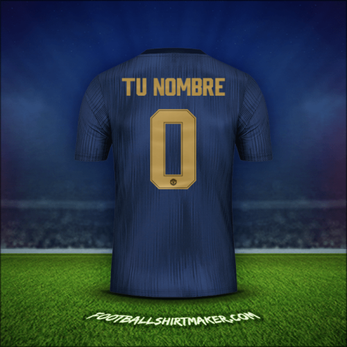 Camiseta Manchester United Cup 2018/19 Tercera -  tu nombre - 0