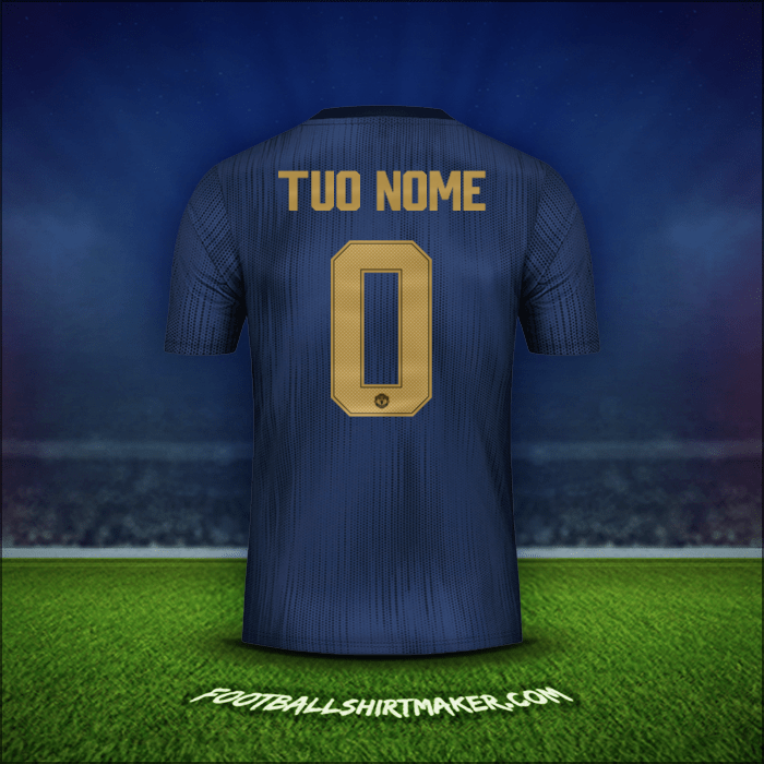 Maglia Manchester United Cup 2018/19 Terza -  tuo nome - 0