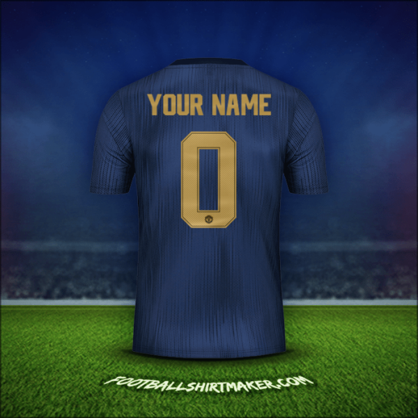 Shirt Manchester United Cup 2018/19 Third -  your name - 0