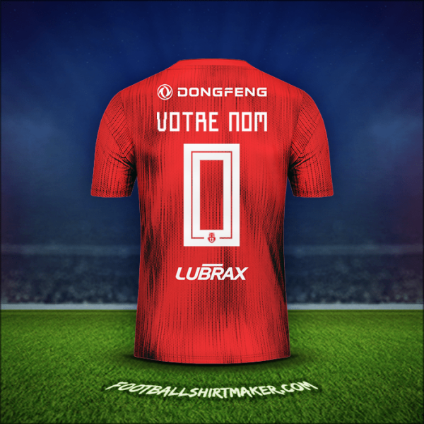Maillot Universidad de Chile 2019 Extérieur -  votre nom - 0