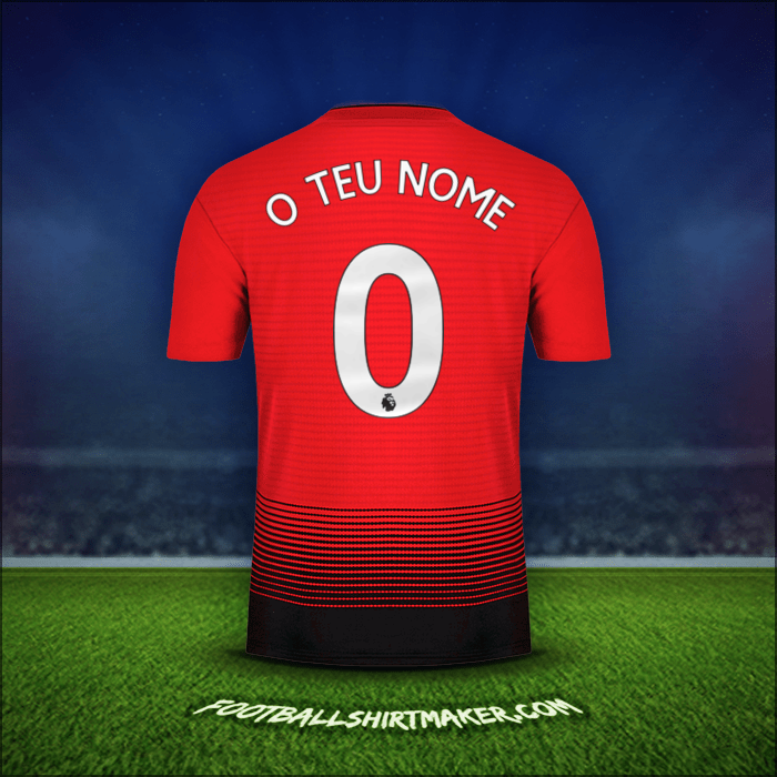 Camisola Manchester United 2018/19 -  o teu nome - 0