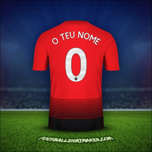 Camisola Manchester United 2018/19 -  o teu nome - 0