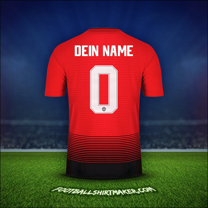 Trikot Manchester United Cup 2018/19 -  dein name - 0