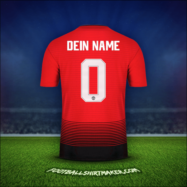 Trikot Manchester United Cup 2018/19 -  dein name - 0