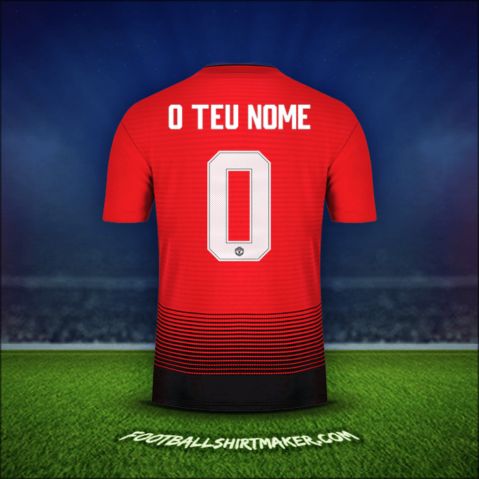 Camisola Manchester United Cup 2018/19 -  o teu nome - 0