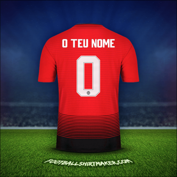 Camisola Manchester United Cup 2018/19 -  o teu nome - 0