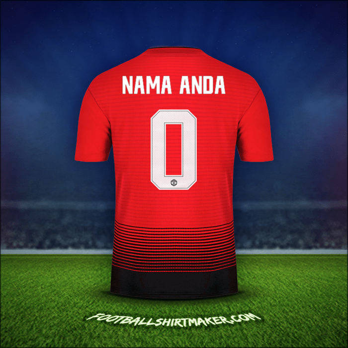 Jersey Manchester United Cup 2018/19 -  nama anda - 0