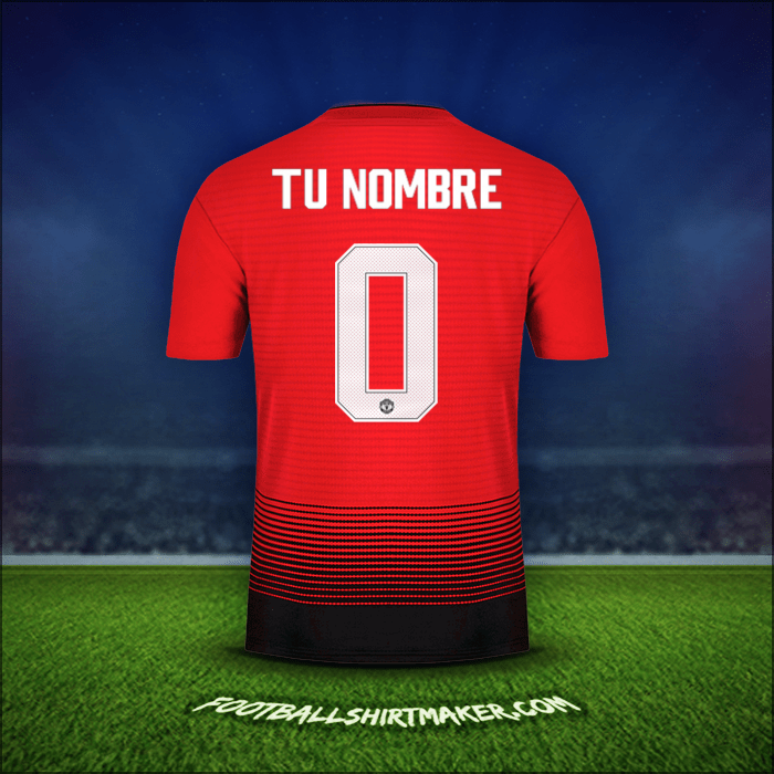 Jersey Manchester United Cup 2018/19 -  tu nombre - 0
