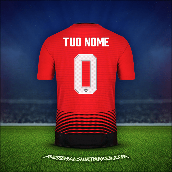 Maglia Manchester United Cup 2018/19 -  tuo nome - 0