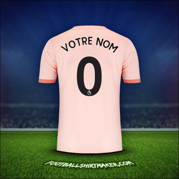 Maillot Manchester United 2018/19 Extérieur -  votre nom - 0
