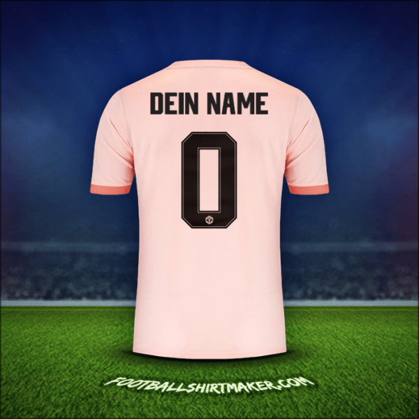 Trikot Manchester United Cup 2018/19 Auswärts -  dein name - 0
