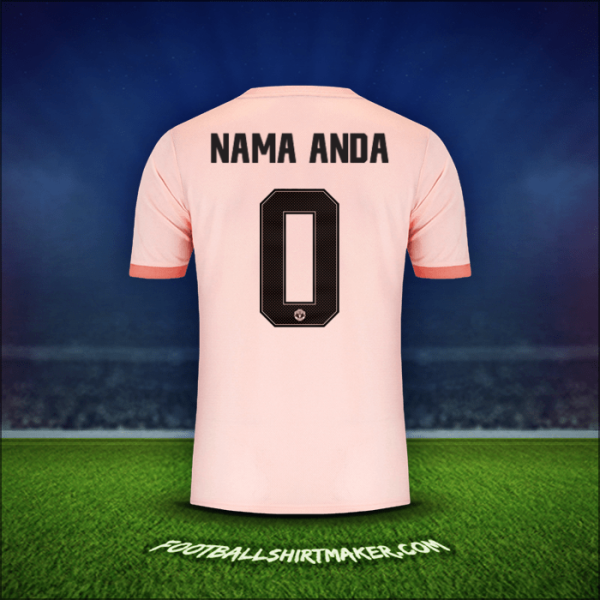 Jersey Manchester United Cup 2018/19 Alternatif -  nama anda - 0