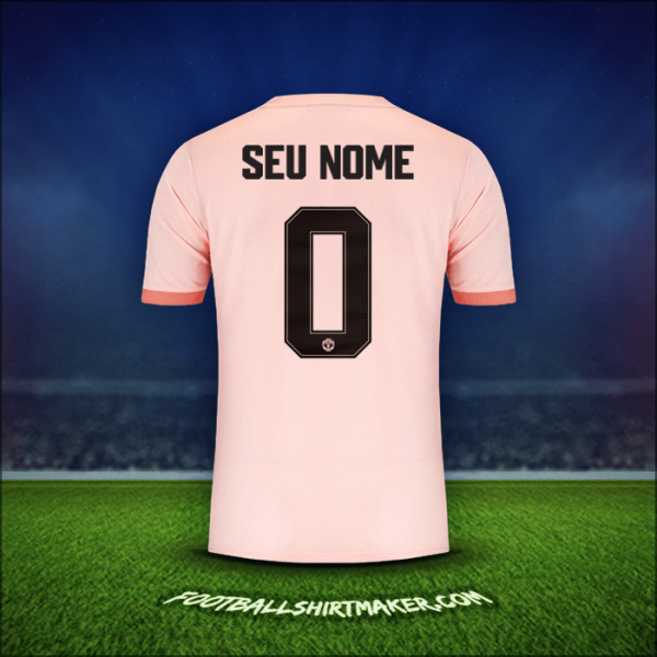 Camisa Manchester United Cup 2018/19 Alternativa -  seu nome - 0