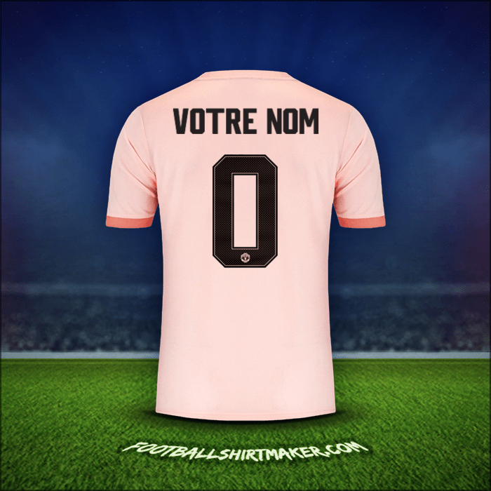Maillot Manchester United Cup 2018/19 Extérieur -  votre nom - 0