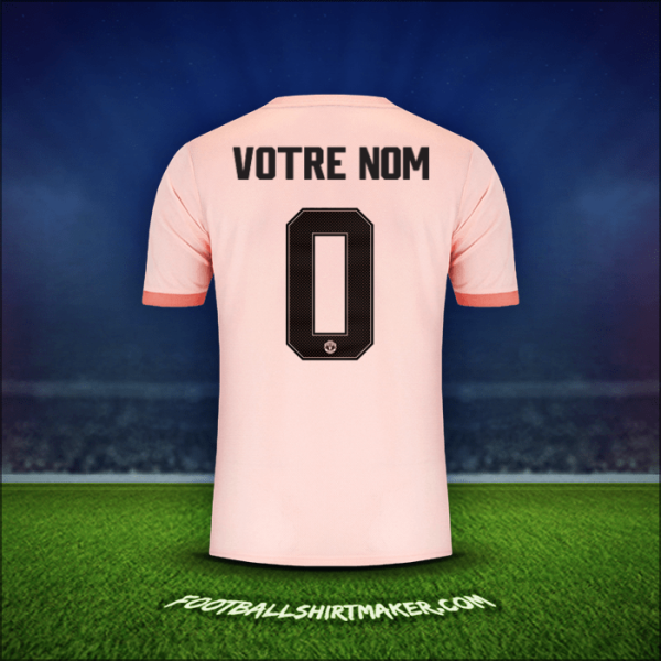 Maillot Manchester United Cup 2018/19 Extérieur -  votre nom - 0
