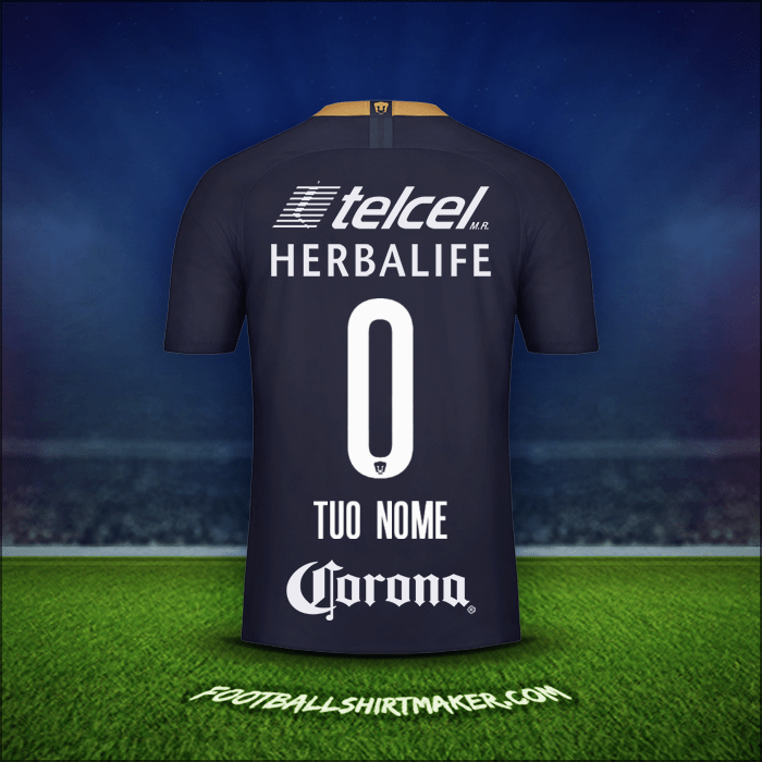 Maglia Pumas UNAM 2018/19 Terza -  tuo nome - 0