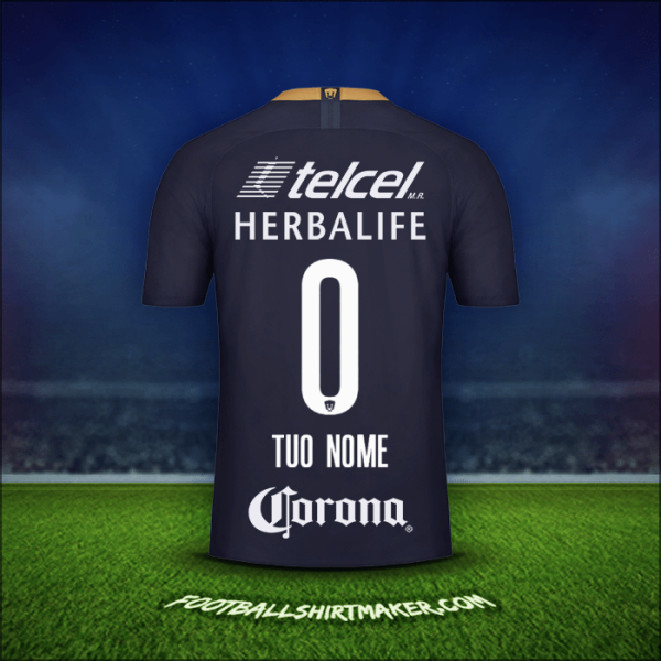 Maglia Pumas UNAM 2018/19 Terza -  tuo nome - 0