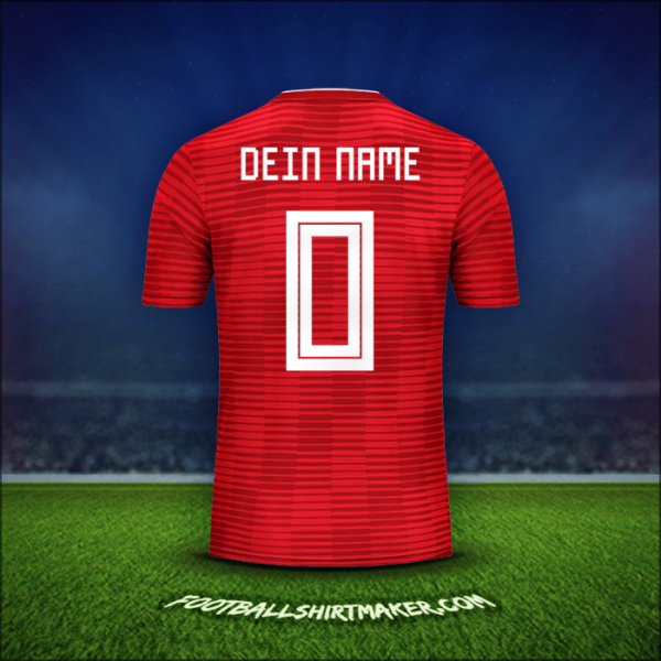 Trikot Iran 2018 Auswärts -  dein name - 0
