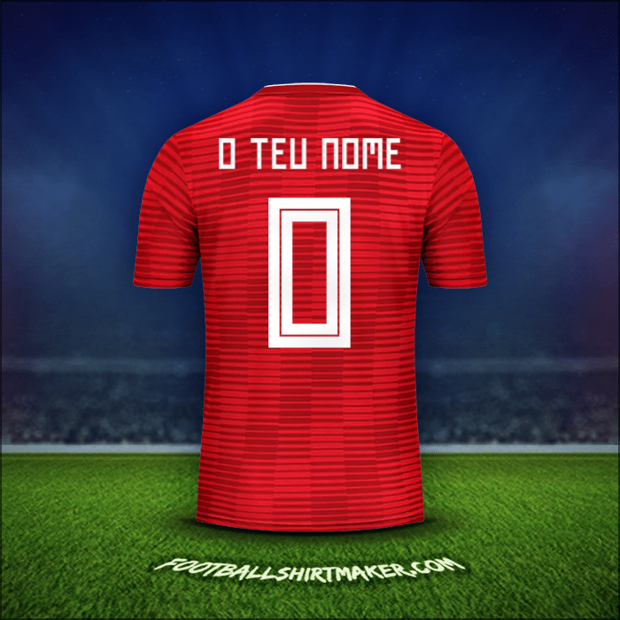 Camisola Irã 2018 Alternativa -  o teu nome - 0