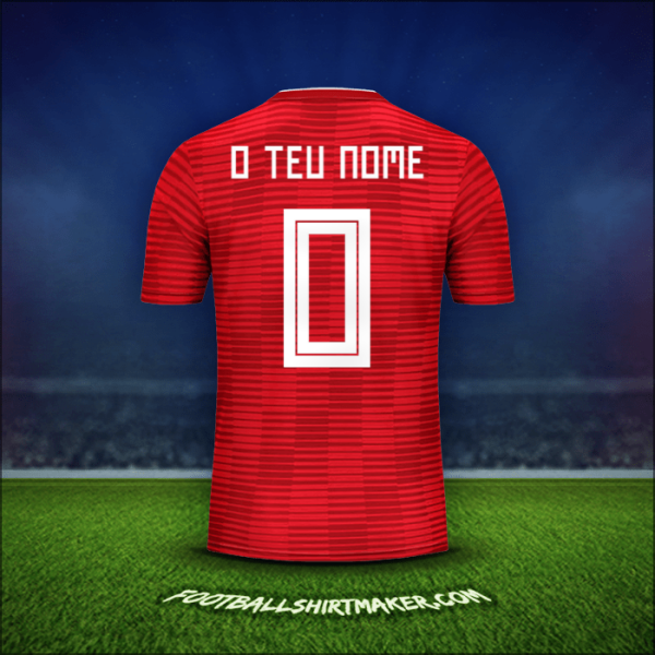 Camisola Irã 2018 Alternativa -  o teu nome - 0