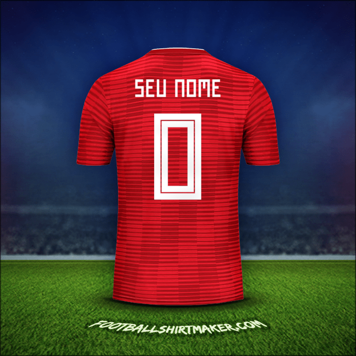 Camisa Irã 2018 Alternativa -  seu nome - 0