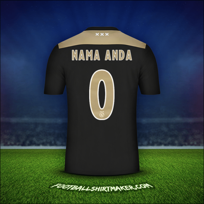 Jersey AFC Ajax 2018/19 Alternatif -  nama anda - 0
