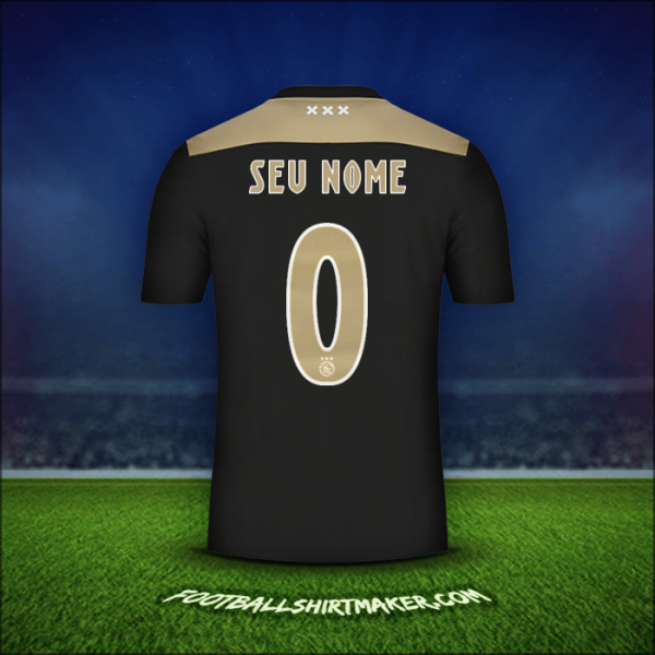 Camisa AFC Ajax 2018/19 Alternativa -  seu nome - 0