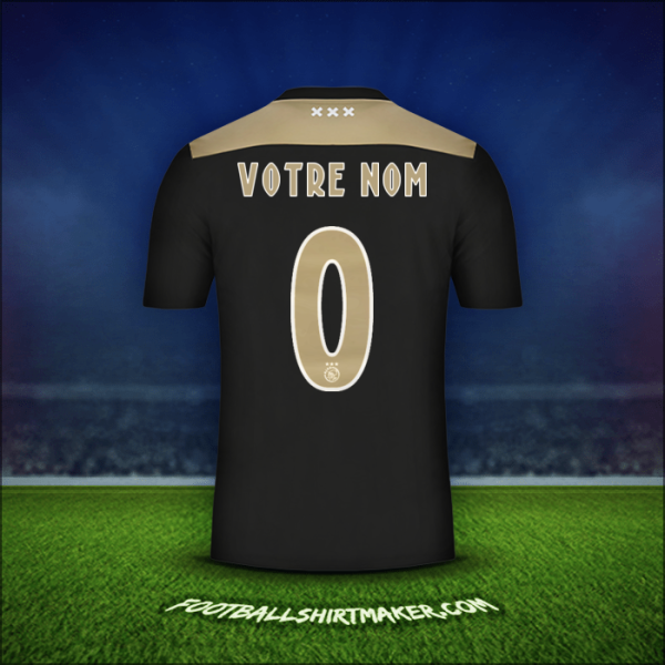 Maillot AFC Ajax 2018/19 Extérieur -  votre nom - 0