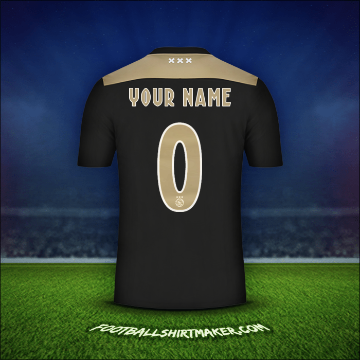 Shirt AFC Ajax 2018/19 Away -  your name - 0