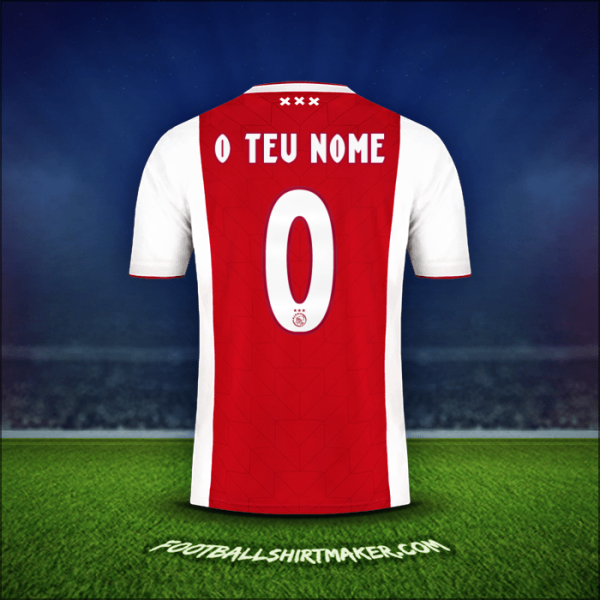 Camisola AFC Ajax 2018/19 -  o teu nome - 0