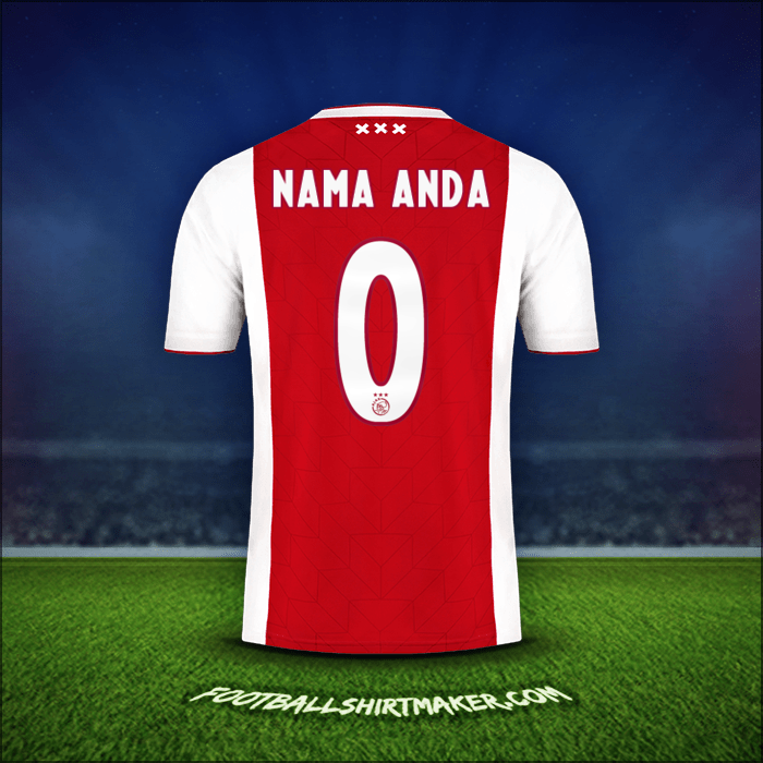 Jersey AFC Ajax 2018/19 -  nama anda - 0