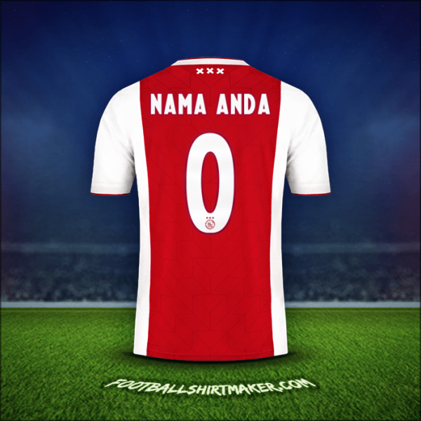 Jersey AFC Ajax 2018/19 -  nama anda - 0