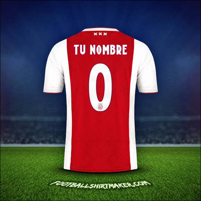 Camiseta AFC Ajax 2018/19 -  tu nombre - 0