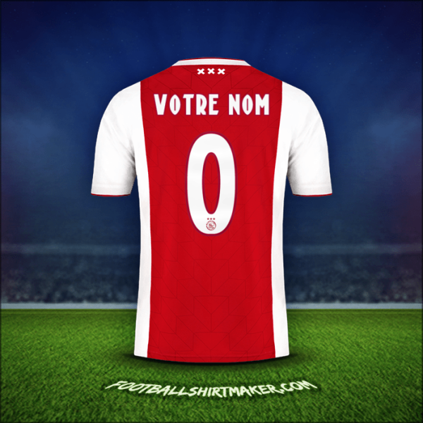 Maillot AFC Ajax 2018/19 -  votre nom - 0