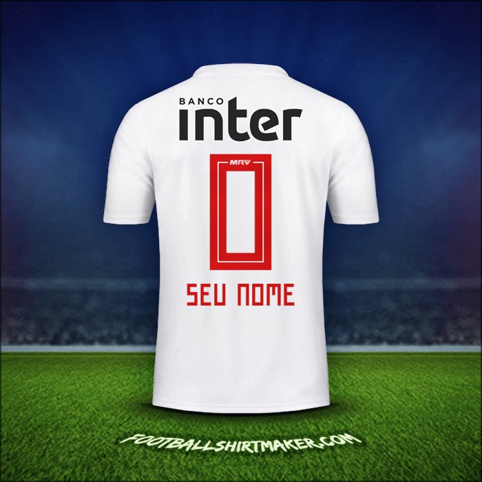 Camisa Sao Paulo FC 2019/20 -  seu nome - 0