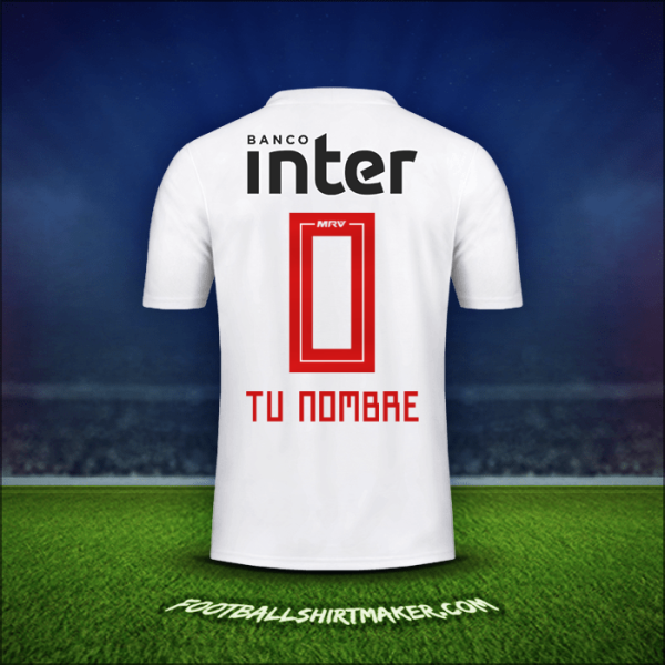 Camiseta Sao Paulo FC 2019/20 -  tu nombre - 0